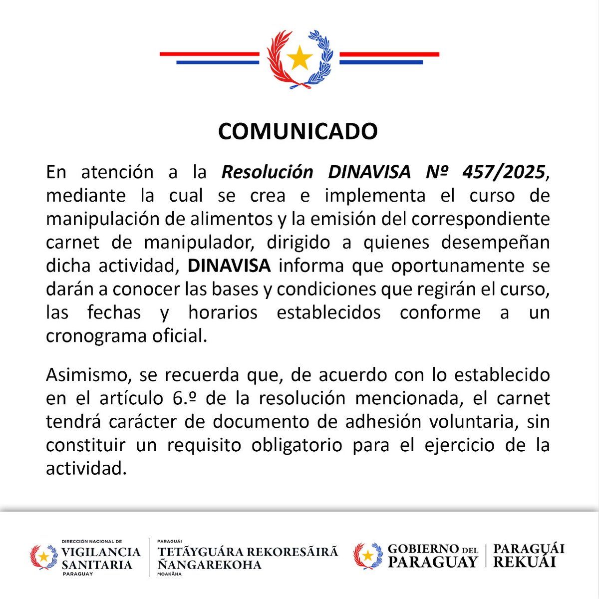 DINAVISApy's tweet image. A la atención de usuarios y público en general de #DINAVISApy.