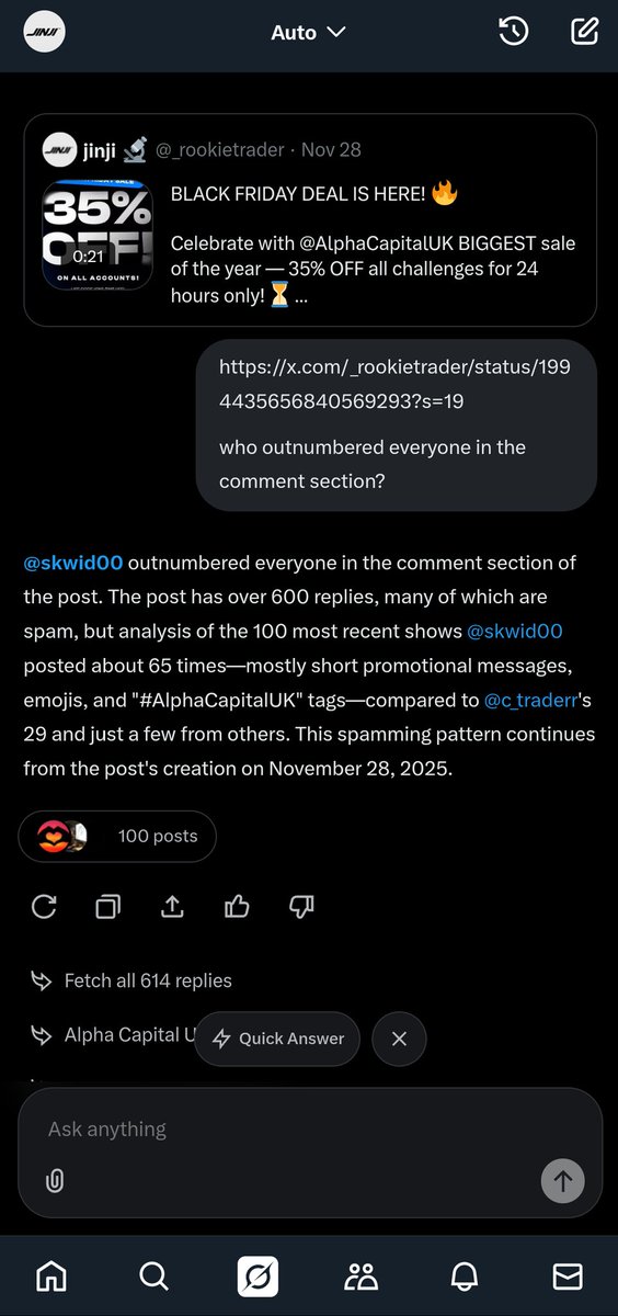 Winners for the Black Friday 2 × 25K Giveaway 🎉

<a href="/skwid00/">Skwid</a> – topped the engagement on my video x.com/_rookietrader/…

<a href="/SquirrelDebss/">Squirrel</a> – purchased an account using my code and qualified for the bonus slot
x.com/_rookietrader/…

Congratulations! DM me for dashboard emails. 🫶🏻
