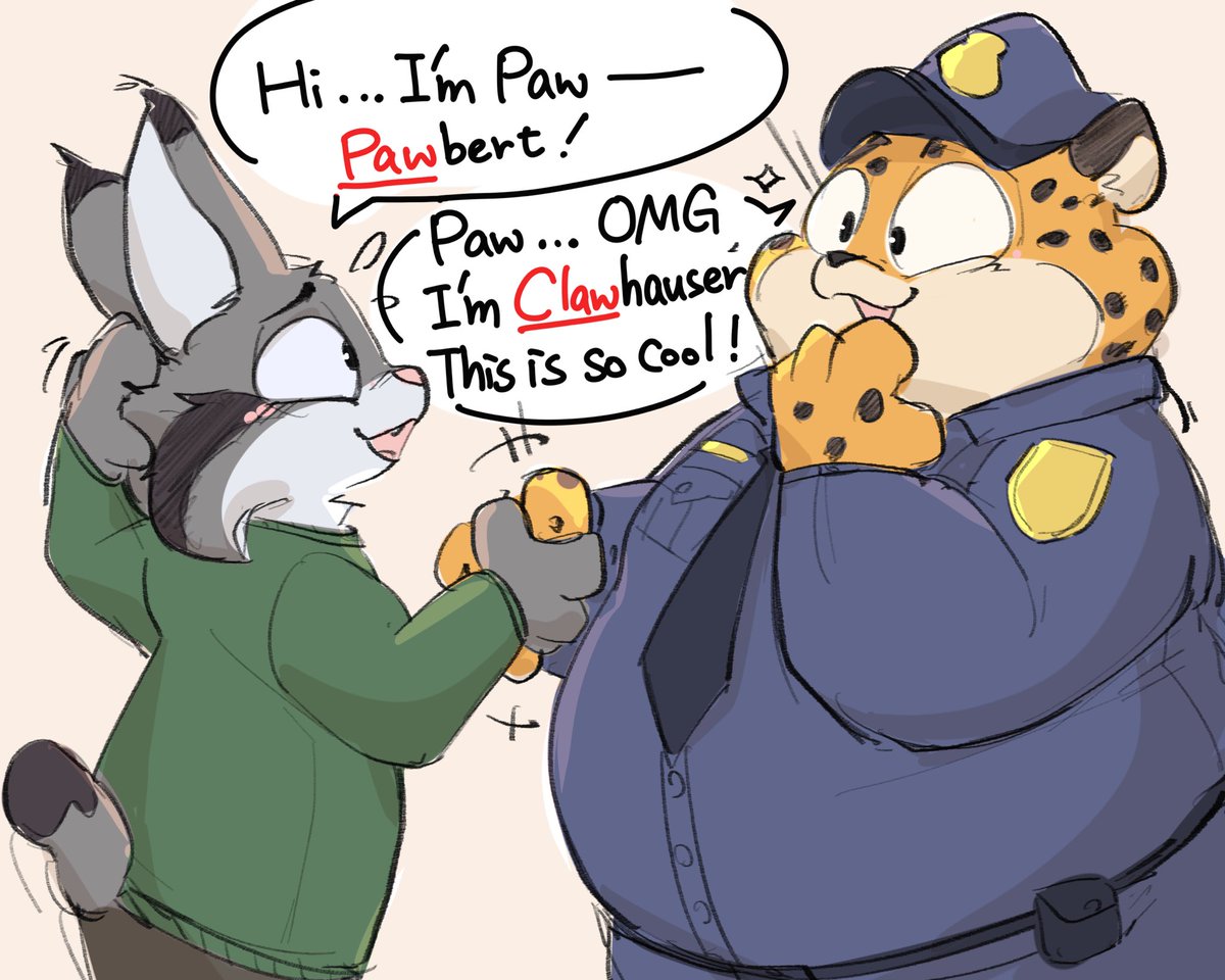truffle_rexery's tweet image. Pawbert x Clawhauser 
These two should form a nice bond for sure
#Zootopia2 #Pawbert #Clawhauser