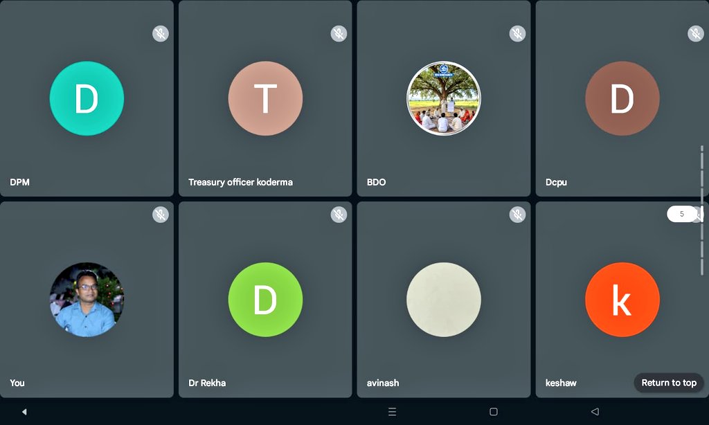 dckoderma's tweet image. आज वीडियो कॉन्फ्रेंसिंग के माध्यम से जन शिकायत कोषांग (MEETA App) के तहत लंबित मामलों की समीक्षा हेतु बैठक आहूत कर जिले के विभिन्न विभागों से संबंधित लंबित आवेदनों की विस्तृत समीक्षा की। साथ ही जन शिकायत पोर्टल पर प्राप्त आवेदनों की नियमित मॉनिटरिंग, गुणवत्तापूर्ण निष्पादन तथा…