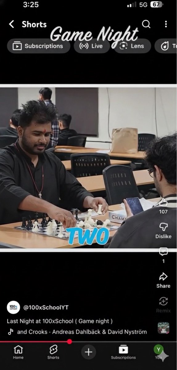 sincerelyyyash's tweet image. spotted vasuli bhai playing chess with kirat