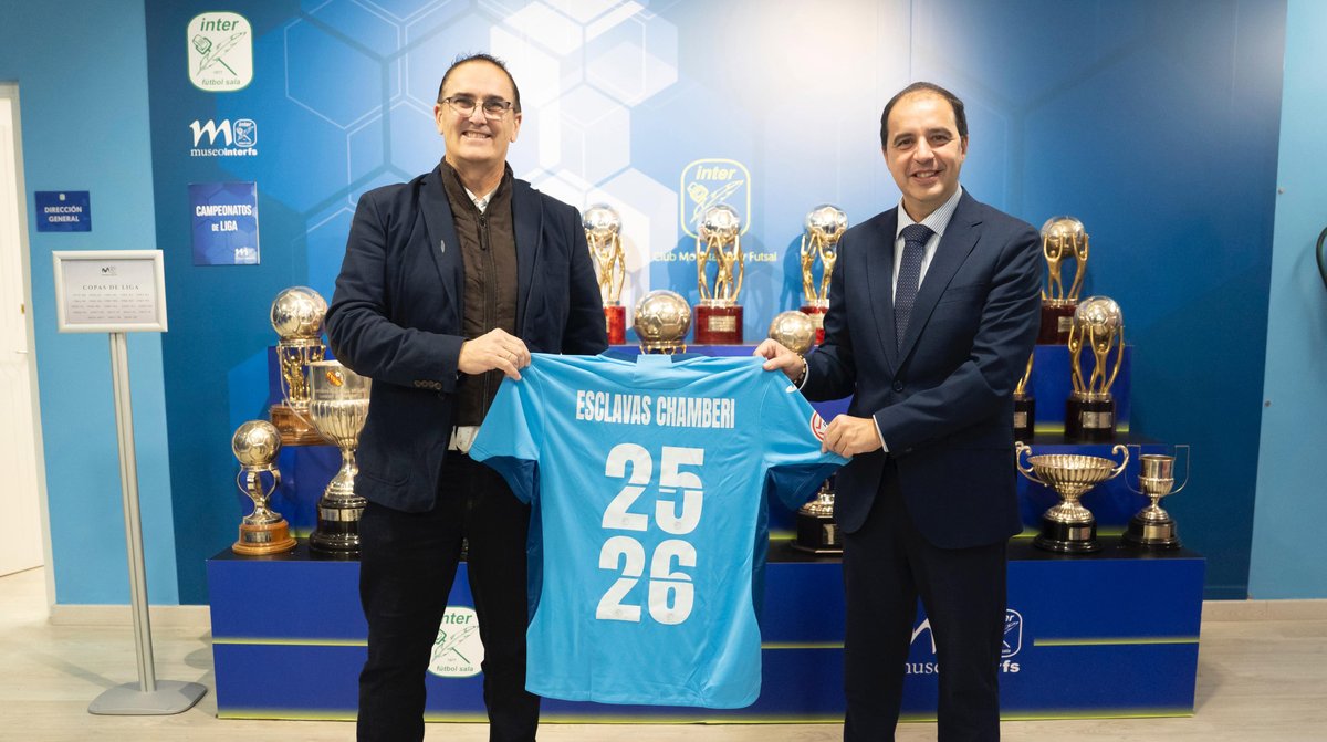 💚 <a href="/InterMovistar/">Movistar Inter FS</a> y el Colegio Esclavas de Chamberí consolidan su alianza un año más dentro del proyecto 'Escuelas Inter'.

🗣️ Alfonso Saz, Coordinador de Deportes del centro escolar madrileño.

💬 "Formar parte de la familia interista es un privilegio que nos impulsa a seguir