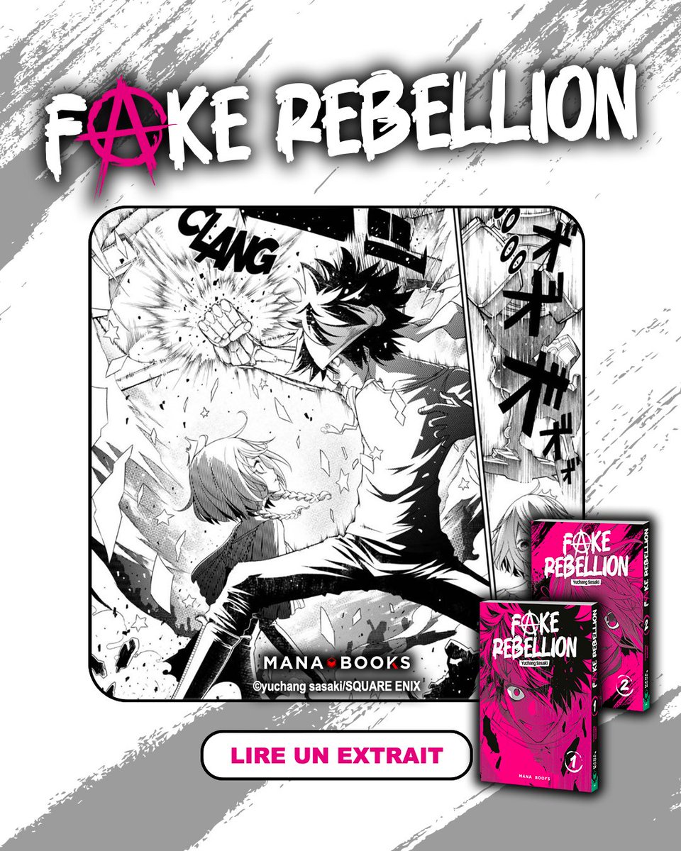 Impatients d'avoir "Fake Rebellion" entre les mains ? 
N'attendez-plus pour découvrir les premières pages ici urlr.me/k7zcPD ! 📚

Un récit sombre en deux volumes qui nous rappelle qu'une étincelle peut tout embraser... 🔥

Tomes 1 &amp; 2, le 8 janvier 2026 en librairie.