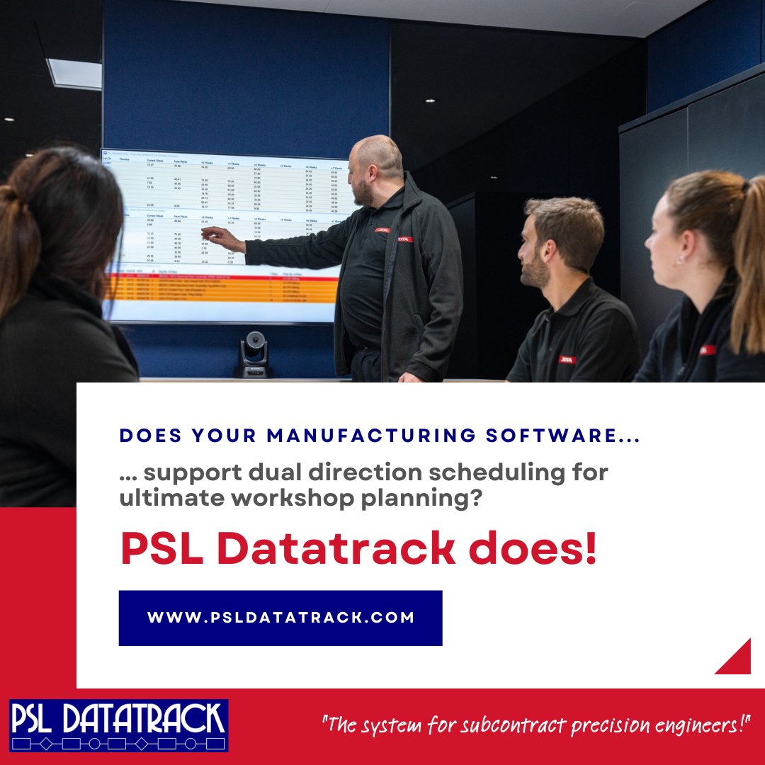psldatatrack's tweet image. Our Dual Scheduling feature gives you ultimate control over workshop schedules - showing production capacity &amp;amp; target date views side by side!

Displayed on Status Boards anywhere in your factory, DS transforms visibility &amp;amp; confidence in your scheduling 👉 bit.ly/4k5GTl7