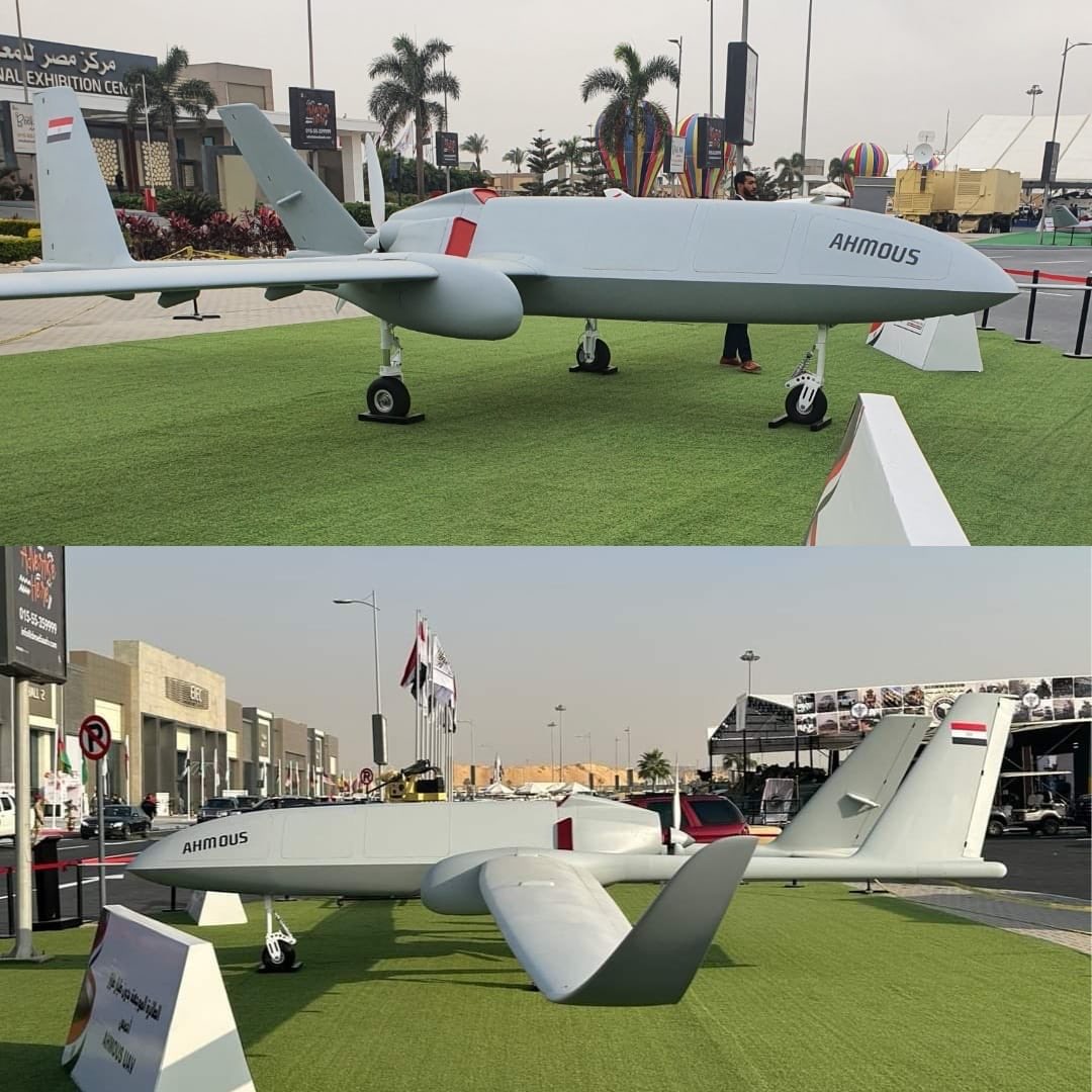 Foad2442's tweet image. 🌠الطائرة المسيرة المصرية من طراز أحمس … وهي من فئة المسيرات متوسطة الارتفاع طويلة البقائية (MALE) المخصصة لمهام الاستطلاع المسلح والمراقبة الجوية …

#الجيش_المصري_عزنا_وفخرنا  🇪🇬🇪🇬
#صقور_لاتنام