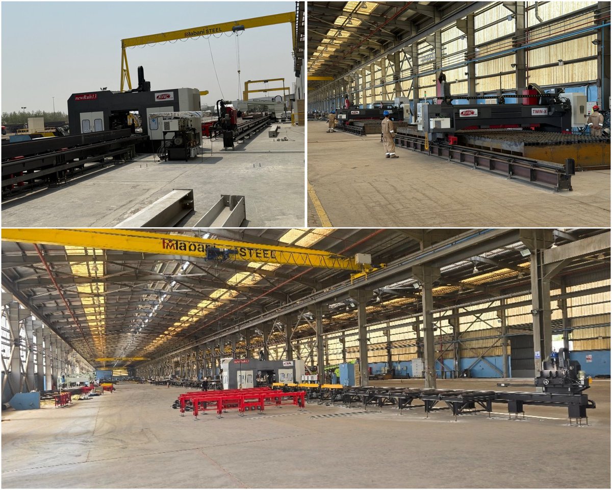 kotecsystem's tweet image. Successful installation of the newRun13DX Tandem Line &amp;amp; Twin-X CNC Drilling &amp;amp; Plasma Cutting Machine in Dubai, UAE.

Big thanks to our team for seamless execution — delivering higher precision, productivity &amp;amp; performance.

🌐 kotecsystem.in ✉️ sale@kotecsystem.in