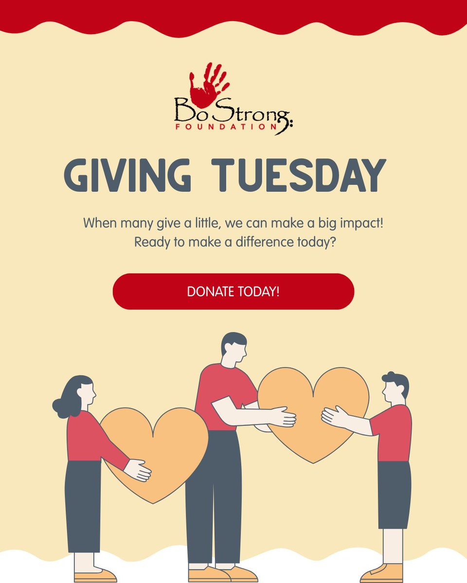 BoStrongFdn's tweet image. 🎗️It’s #GivingTuesday! Your generosity fuels our mission to support young adults facing cancer. Visit our website, ow.ly/aINE50XAqof, to donate! You can make a one-time donation or you can sign up to be a monthly donor!

#SpreadKindness #BoStrongFoundation