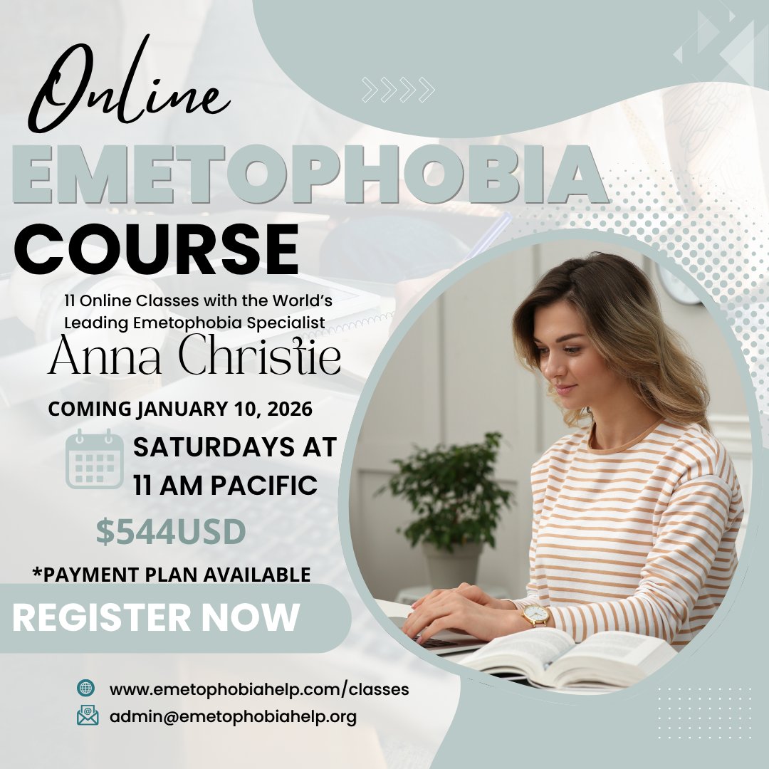 Winter is coming, and you’re still suffering from #emetophobia. Begin your recovery! Classes begin Jan. 10th, 2026. Early bird pricing is in effect, so register now. link.content360.io/Register-Now