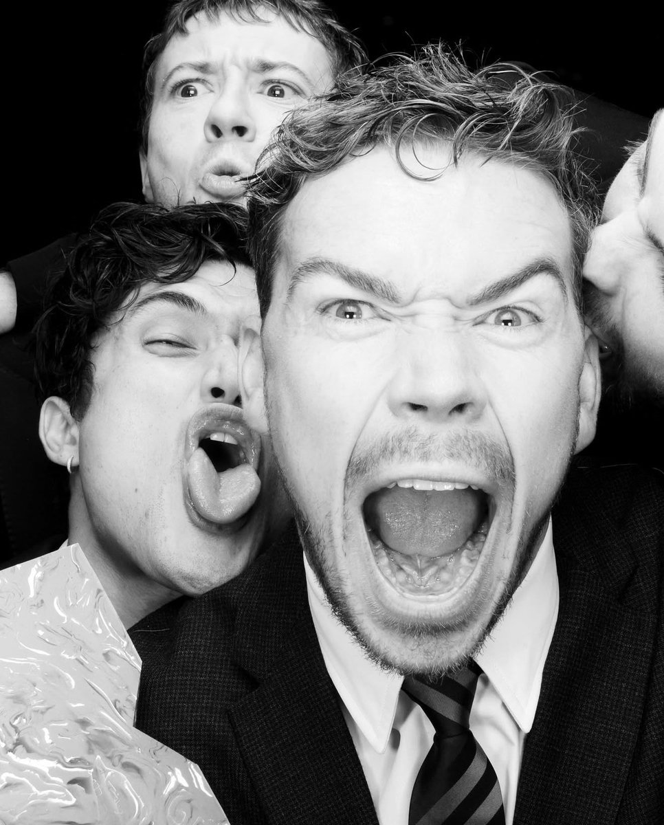 joequinnhq's tweet photo. 🔴 Joseph Quinn, Will Poulter, Charles Melton and Kit Connor at the 2025 BIFA Awards https://t.co/xJVcRh4FRk