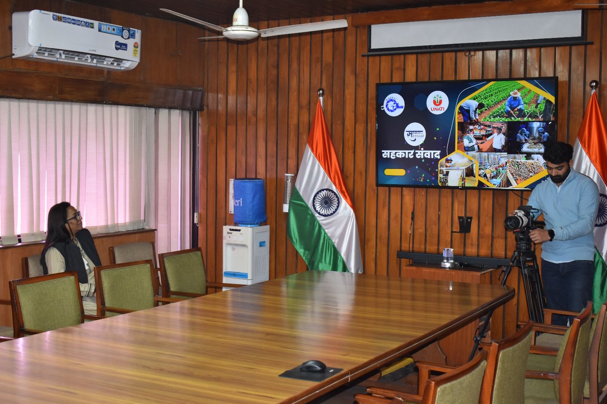 mdncdc's tweet image. A Proud Moment for the Cooperative Movement! 
The National Film &amp;amp; Fine Arts Cooperative Ltd. (NAFFAC) proudly launches its dedicated YouTube Channel —&quot;SAHAKAR SAMVAD” on the occasion of the International Year of Cooperatives 2025.
The channel was officially launched by Sh. Pankaj…