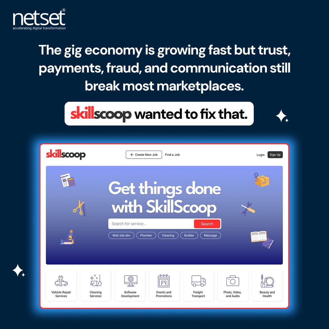 NetSet_Software's tweet image. NetSet Software built a secure, scalable on-demand marketplace for SkillScoop — with Stripe payments, Maps-based job matching, real-time chat, and a MERN + AWS stack.
Case study 👇
netsetsoftware.com/case-study/ski…
#NetSetSoftware #marketplace #TrendingNow #TechNews