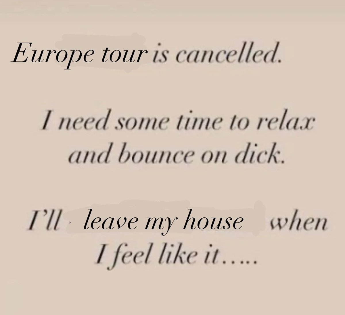 liam gallagher's announcement: