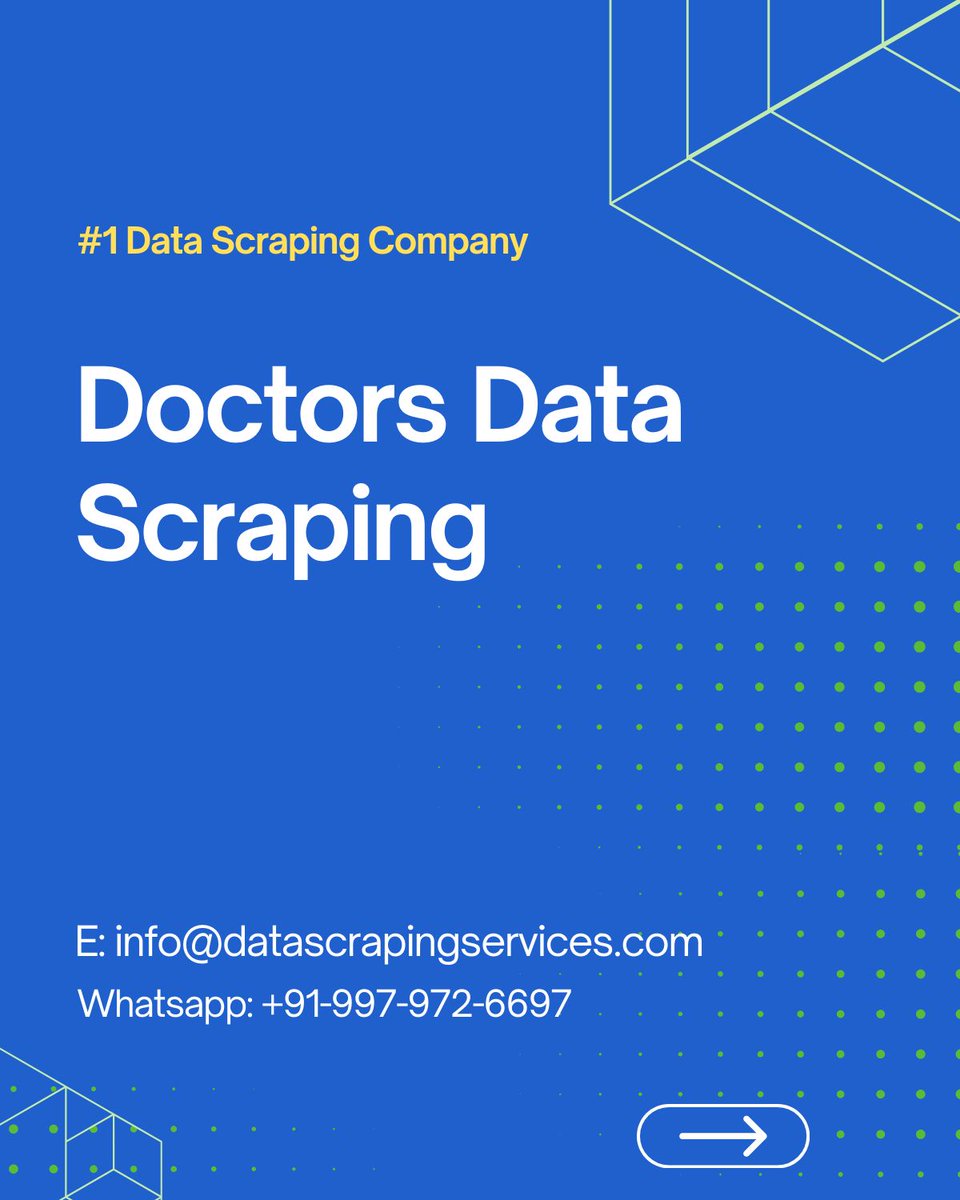 _datascraping's tweet image. Choose Datascrapingservices.com for efficient data extraction. Our scalable solutions provide the insights you need to surpass competitors and achieve growth. Contact us today at info@datascrapingservices.com.   #EfficientDataExtraction #ScalableSolutions #Insights #AchieveGrowth