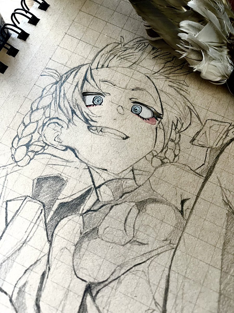 mizinkosss's tweet image. #よふかしのうた #模写