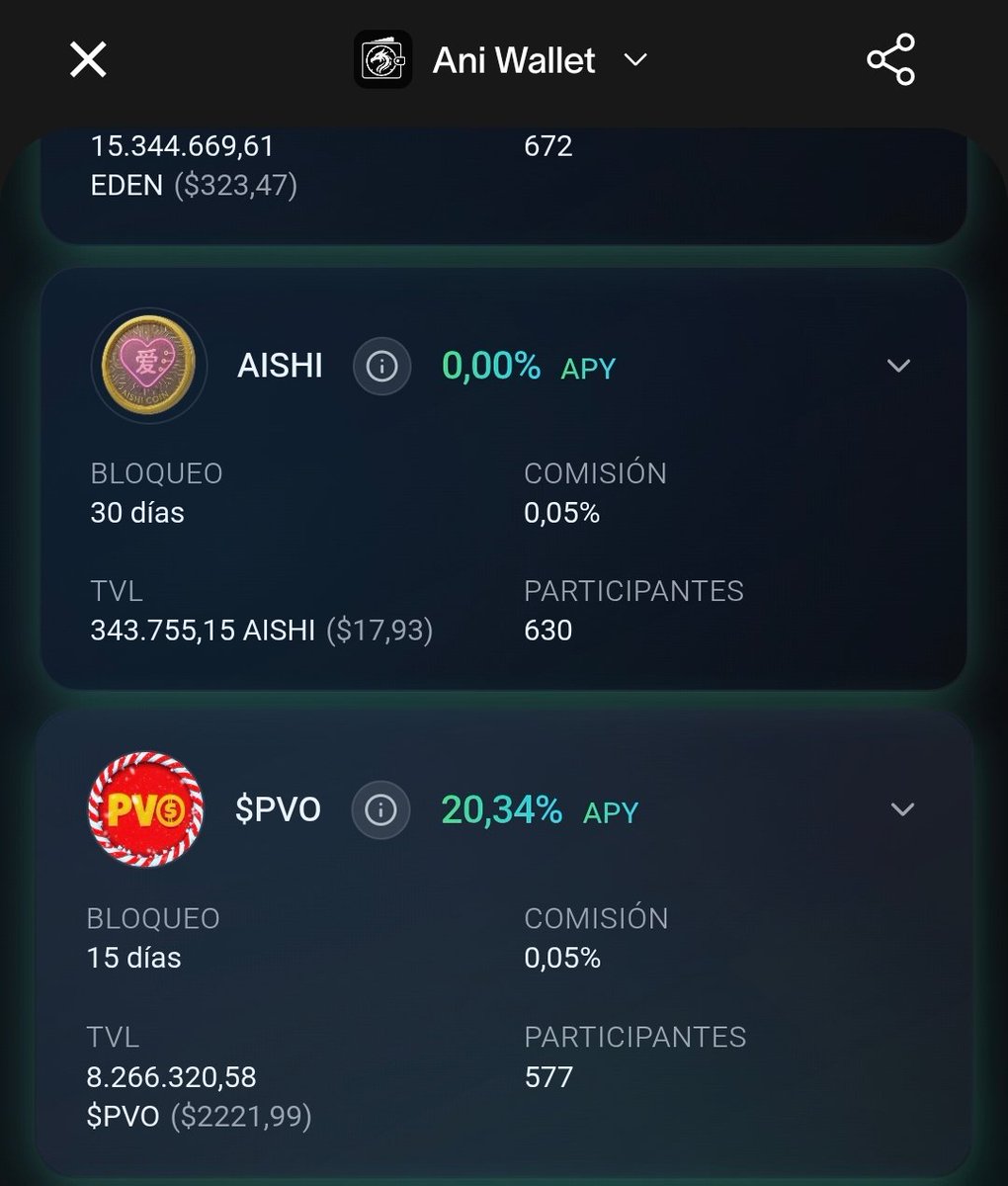 🔥 Realiza staking desde Ani Wallet: 15 días bloqueado y +20% APY garantizado.
Rápido, fácil y rentable. ¡Aprovecha ya! 

worldcoin.org/mini-app?app_i…