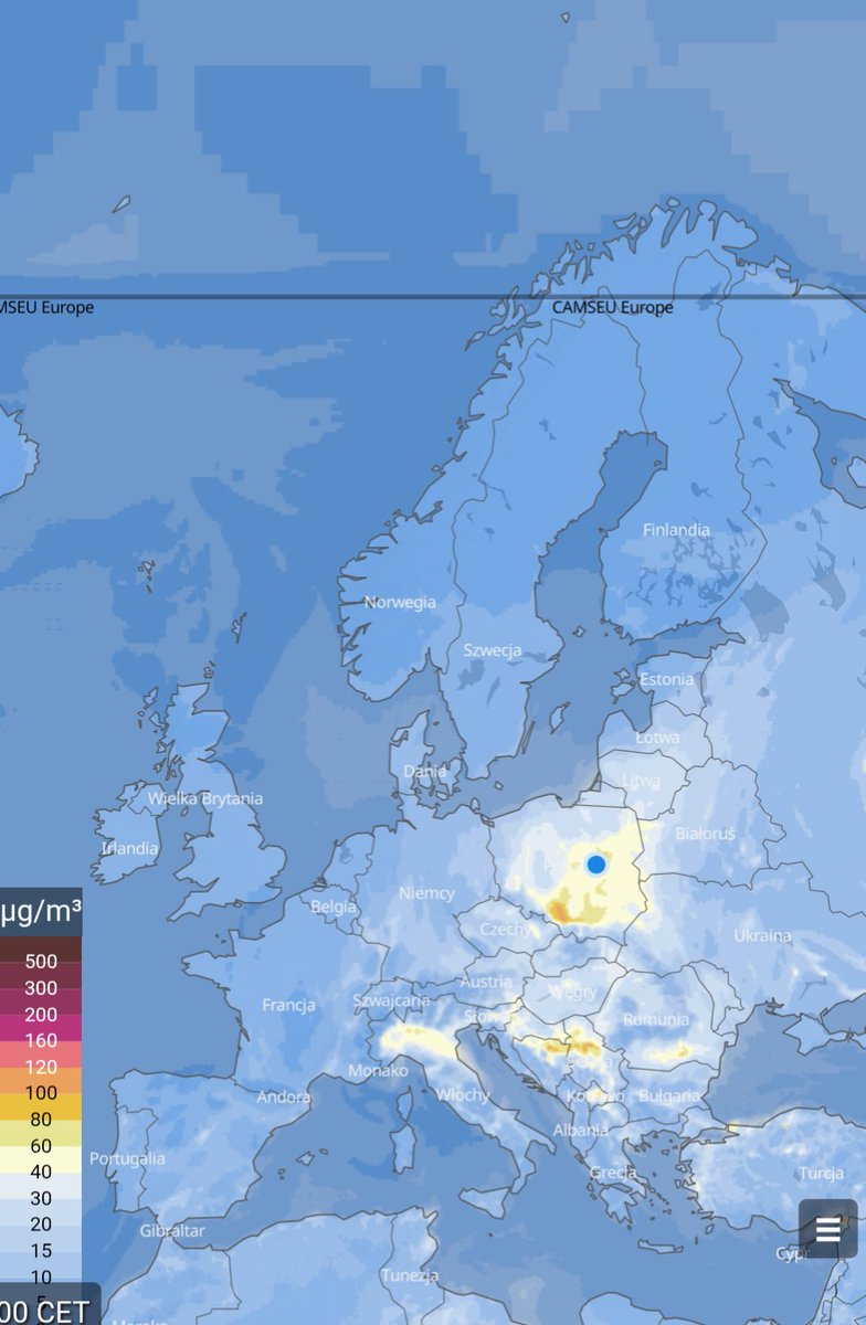 Internauci chcieli zobaczyć jakość powietrza z wielu czujników i ośrodków badawczych. Oto ona - jak widać, próba dezinformacji, że Niemcy to mają wszystkie czujniki w latach, a Polacy przy kominach, nie wytrzymuje próby faktów. Polska jest jedynym krajem świata, który ma taki