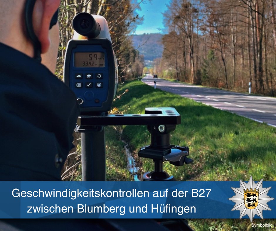 🚨 Geschwindigkeitskontrollen auf der B27 🚨

Am Montagabend erwischten wir 8 Raser, darunter einen 36-Jährigen, der mit 100 km/h unterwegs war. Konsequenzen: Bußgeld, 2 Punkte und Fahrverbot! 🚗💨

ℹ️ Mehr Infos auf unserem WhatsApp-Kanal 👉  sohub.io/vwjj
