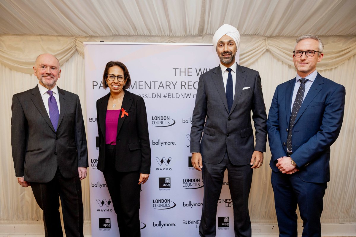 Yesterday we brought members and policymakers together for our Winter Reception, kindly sponsored by <a href="/ballymore/">Ballymore</a> and <a href="/Waymo/">Waymo</a>, and organised alongside <a href="/londoncouncils/">London Councils</a> and the <a href="/APPGforLondon/">APPG for London (London's Parliamentarians)</a>. 

It was great to celebrate the power of partnerships between the public and private sector,