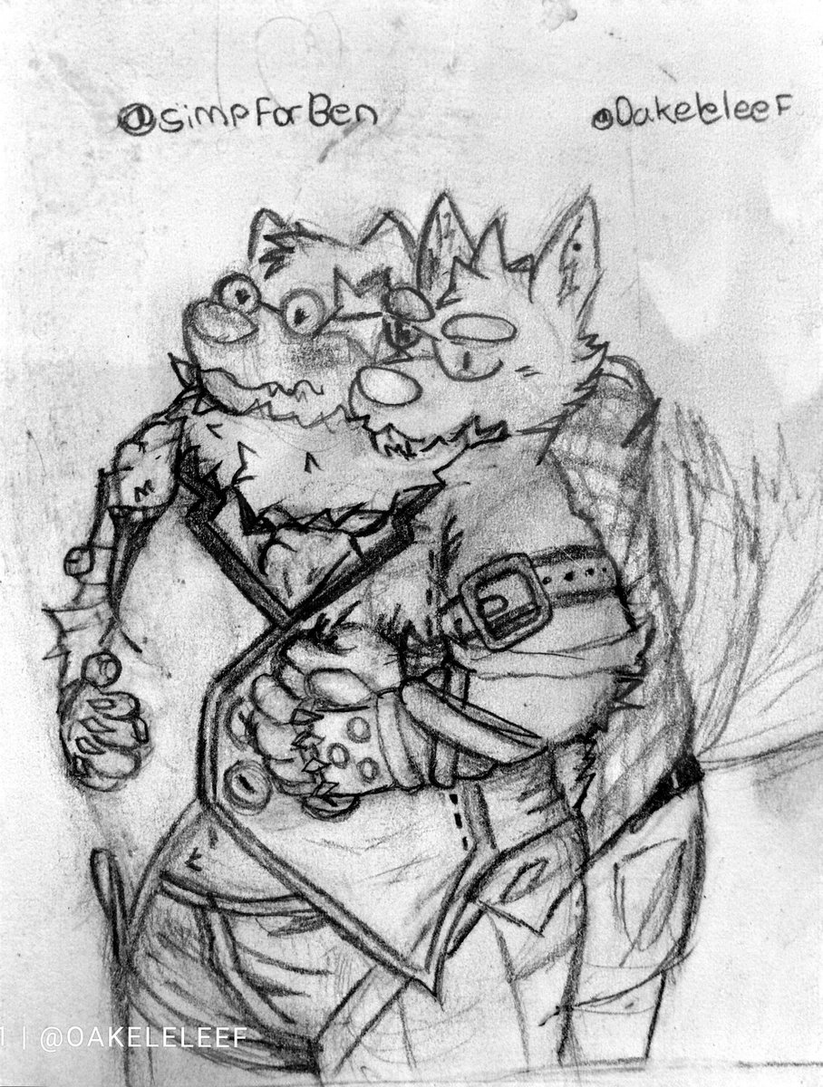 simpForBen's tweet image. Oomf likes my cosplay?? (ignore our hands and his tail