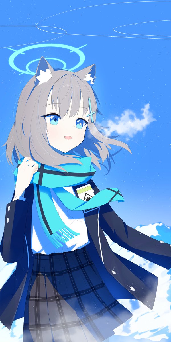eugo6933's tweet photo. 無事完成～！
❄シロコ❄
#ブルアカ 
#砂狼シロコ https://t.co/NulGYKdkw3