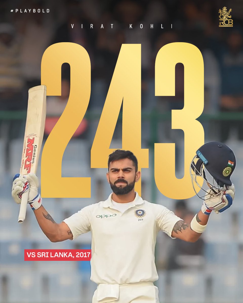 Rajiv1841's tweet image. Virat Kohli has most 200s in history of Indian cricket &amp;amp; the most 200s in history by a captain:

- 200(283) vs WI on 21/06/2016
- 211(366) vs NZ on 08/10/2016
- 236(340) vs Eng on 08/12/2016
- 204(246) vs Ban on 21/07/2017
- 213(267) vs SL on 24/11/2017
- 243(287) vs SL on…