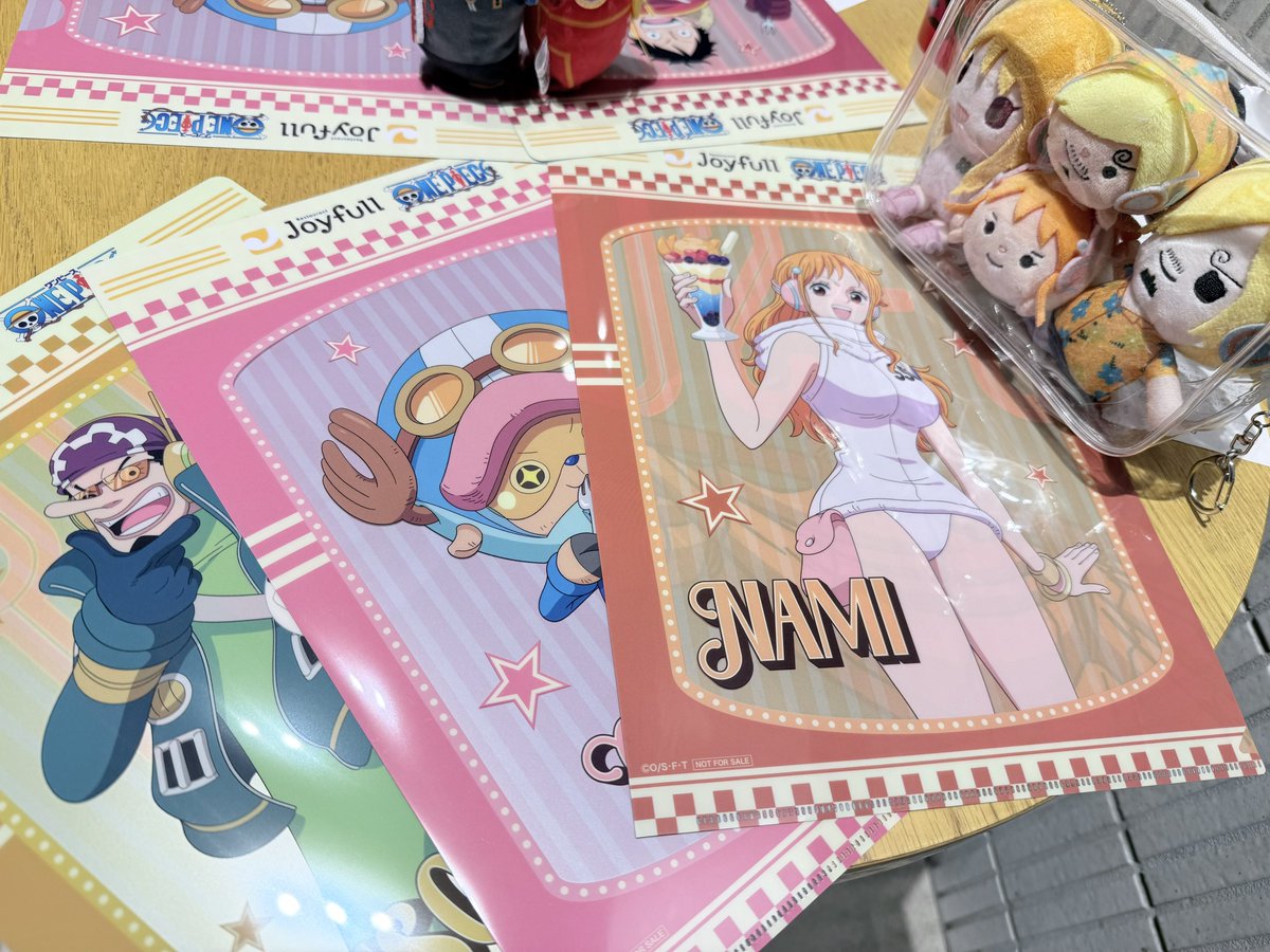 特典のクリアファイルは ナミさんとウソップとチョッパーでした🌸