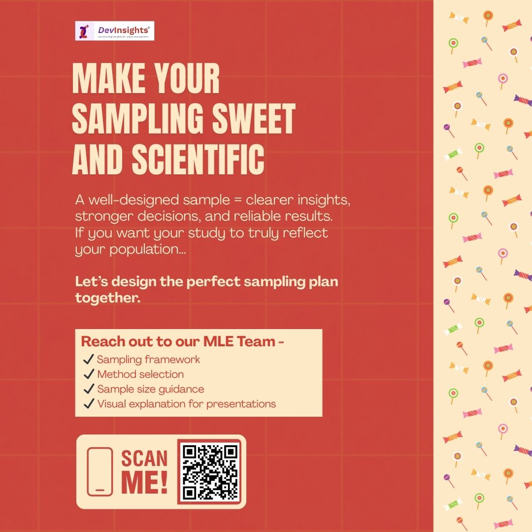 DevInsights1's tweet image. 𝗗𝗿𝗼𝗽 𝟭/𝟭𝟬: 𝗚𝗼𝗼𝗱 𝗦𝗮𝗺𝗽𝗹𝗶𝗻𝗴 = 𝗦𝘁𝗿𝗼𝗻𝗴 𝗘𝘃𝗶𝗱𝗲𝗻𝗰𝗲.
Every M&amp;amp;E study begins with the right sample.
Get the basics right → Better insights.

#10DropsOfME #SamplingBasics #DataQuality
