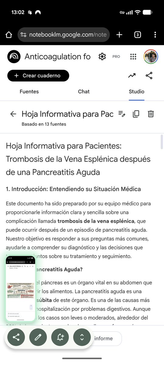 AlbGarD's tweet image. @NotebookLM is a wonderful tool for studying complex and evolving medical topics, as well as generating easy-to-understand content for patients! 🥳