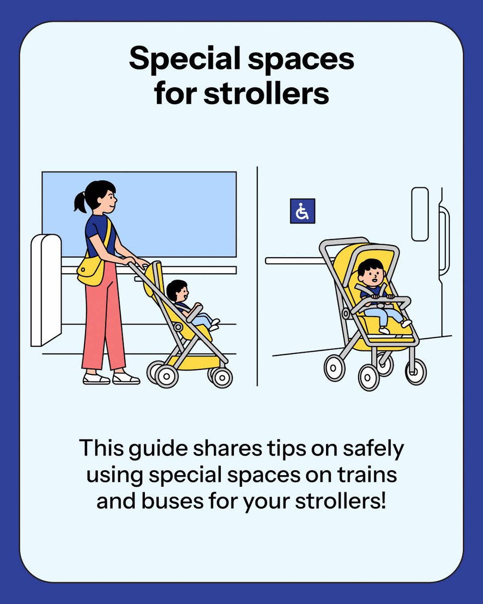 LTAsg's tweet photo. Ready to #MoveLite with your little one? ๐๐
ย
From stroller-friendly boarding, baby care rooms, priority spaces and helpful staff - your journeys with baby on public transport just got smoother!
ย
Discover more in our CONNECT article: https://t.co/FzvfMSqGTs https://t.co/hwYhSg063V