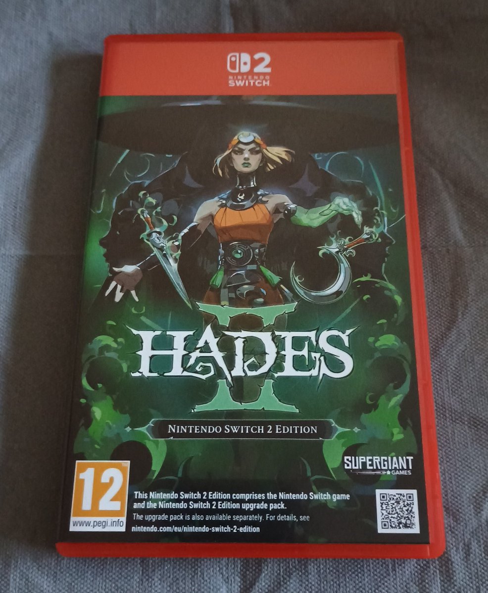 Hades 2 - Nintendo Switch 2

I do also buy new/modern games!

I absolutely love the first game, I've been waiting for this to hit the shops so I could play it whilst supporting physical media.

Rumoured to be one of the best games of 2025, hope the reviews are right !