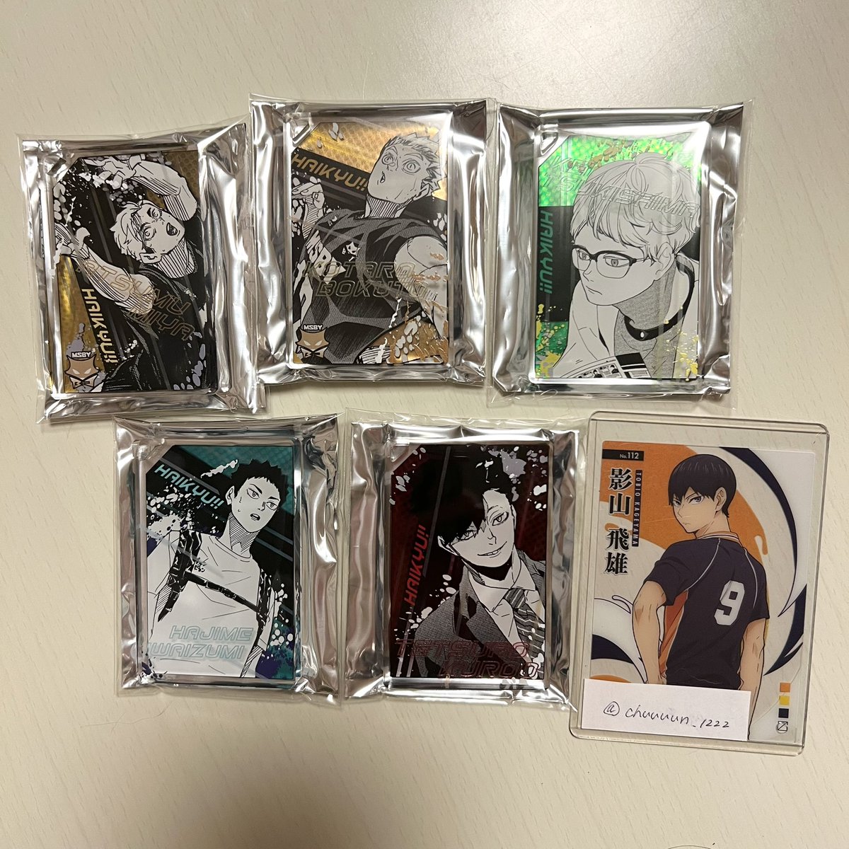 【交換】ハイキュー 及川のドミノ風アクリルキーホルダーコレクション

<譲> 侑 木兎 月島 岩泉 黒尾

<求> 影山

郵送にて交換希望です📮
検索からもお気軽にお声がけ下さい✨