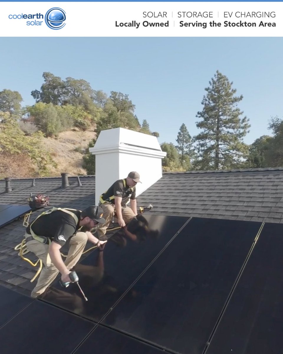 Another day, another installation. Another customer choosing a brighter way forward. Grateful to help people take control of their energy, one panel at a time.  #solar #solarenergy #solarpower #solarpanels #energy #GreenEnergy 

Check out our website - coolearthsolar.com/?utm_source=tw…