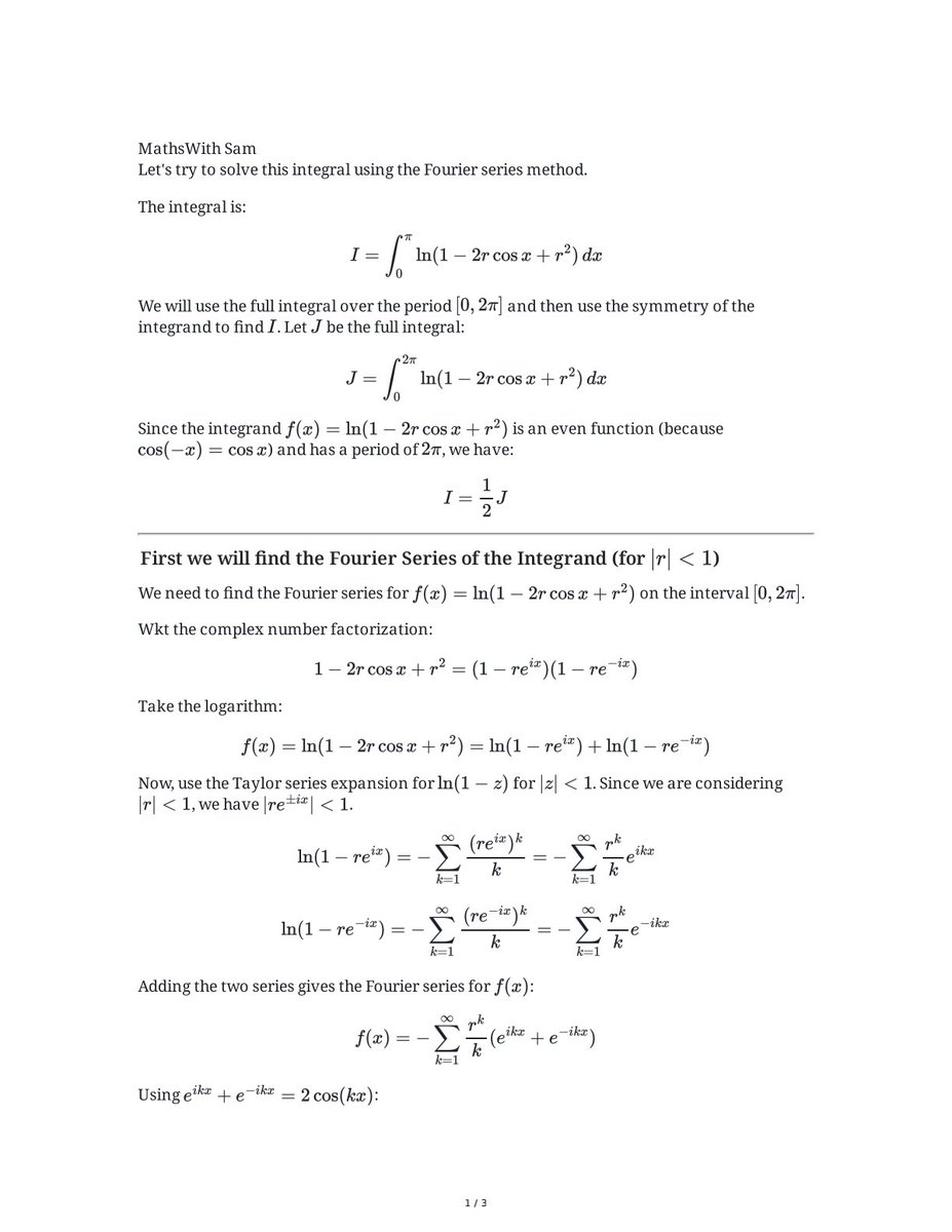 MathsWith_Sam's tweet image. Solution of Problem Number 10 from Pinned Post (📚📖). 🫣✌️🤯🤯😵‍💫😐
#babymsmath