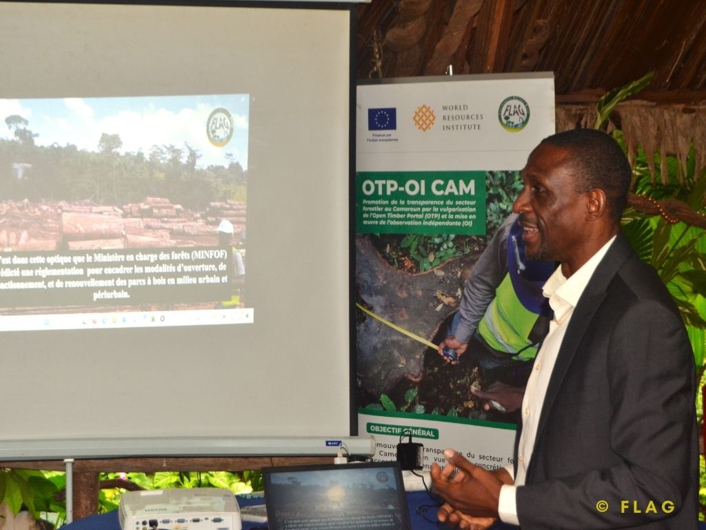 FlagCameroon's tweet image. Au #CaféScience du 26 nov., FLAG a présenté le bilan du projet OTP OI CAM, mis en œuvre pour renforcer la #LégalitéForestière et la transparence via l’Open Timber Portal. 
 #Foresterie #Traçabilité #Conservation #Cameroun #GouvernanceForestière