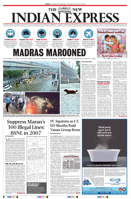 xpresstn's tweet image. #CycloneDitwah | With #Chennai drenched by intense rains today, here’s a reminder from a decade ago.

In December 2015, relentless rains brought #Chennai to a standstill, flooding roads, disrupting transport, and forcing schools and offices to shut. The city faced severe…