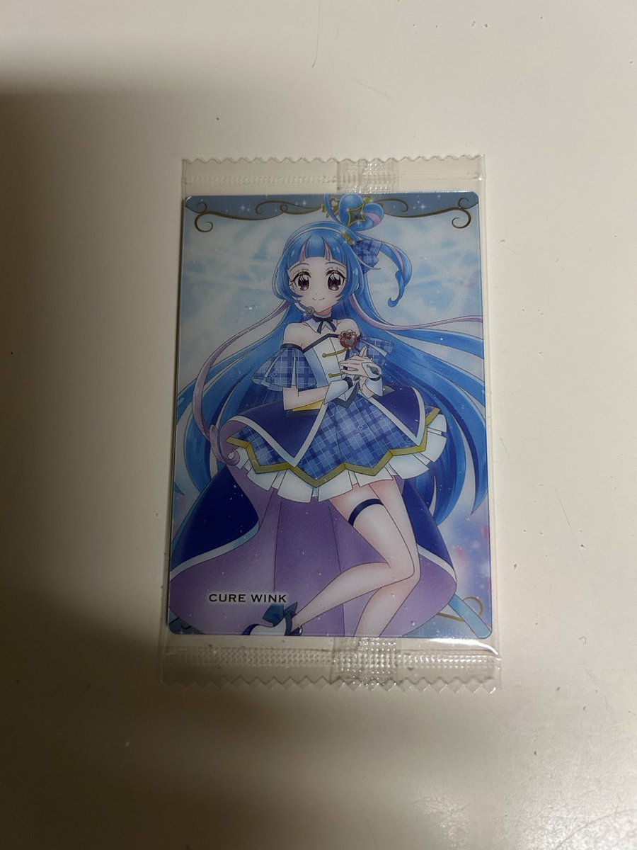 プリキュア カード ウエハース 開封済 昨日購入したプリキュアカードウエハースの半分を開封！ Nのウインクが
