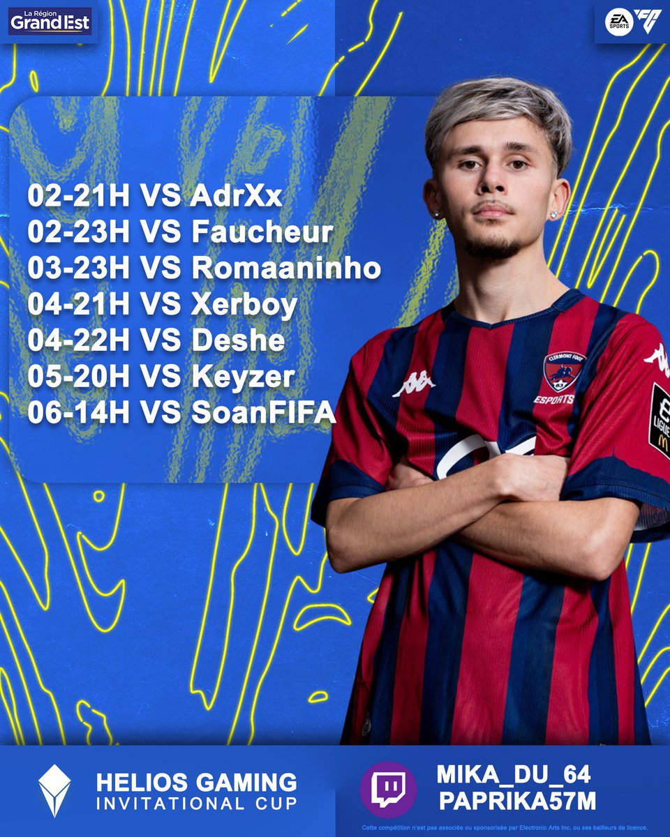 lorenzinhoo_10's tweet image. Merci à @HeliosGamingFR pour l’invitation 🙏

Je jouerais mon premier match à 21h contre @AdRXxFIFA_