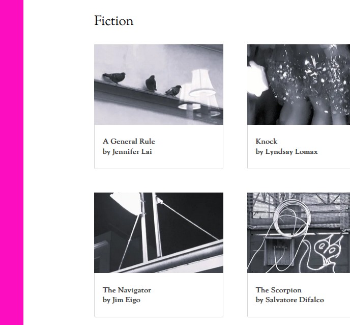 thewoolfx's tweet image. ICYMI Check out the new spread of #flashfiction and #microfiction from Grace Davidson-Lynch, Salvatore Difalco, Jim Eigo, Jennifer Lai &amp;amp; Lyndsay Lomax - in the #Trouble issue, out now.

thewoolfx.com/fiction/
