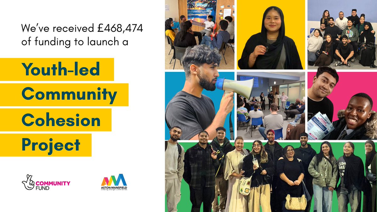 astonmansfield's tweet photo. We're excited to announce that we have received Β£468,474 of funding from @TNLComFund - to build a safer, happier, and more connected #Newham through a new youth-led project.
Learn about our new youth-led #communitycohesion project, here: https://t.co/5aVnFvgvO5
#NationalLottery https://t.co/J1hdPz7bOL