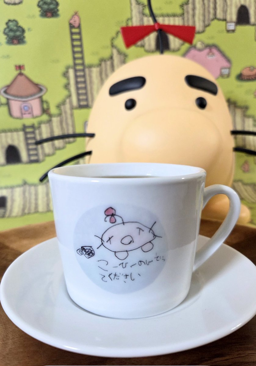 おくりものにピッタリな、どせいさんコーヒーカップ☕発売してくれないかなぁ～😆