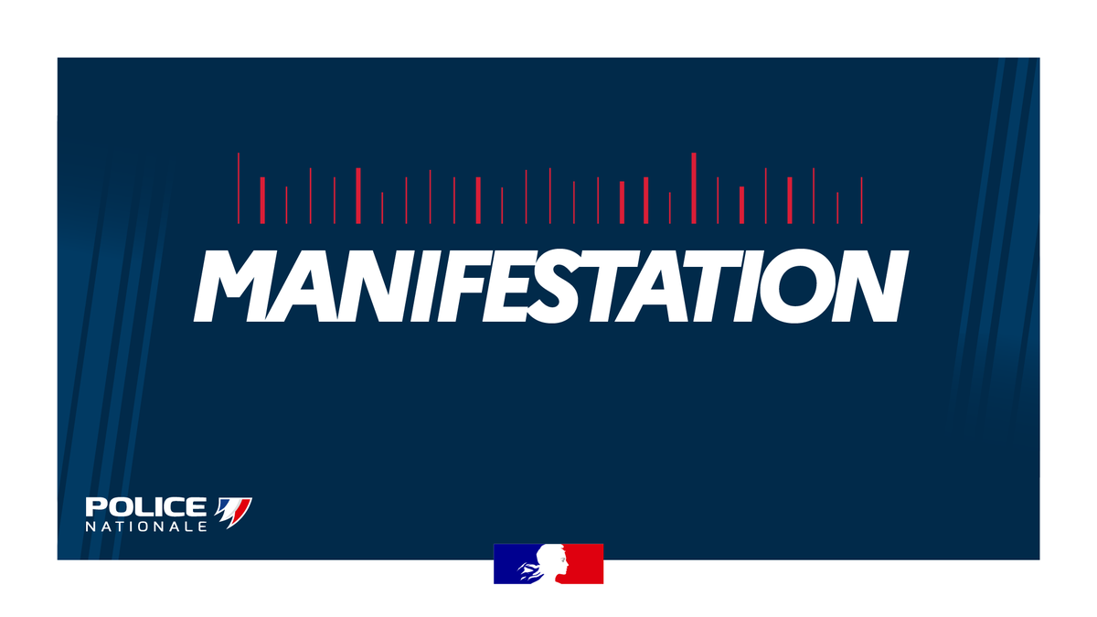 #Manifestation | à #Rennes, rassemblement pl. de la République puis déambulation pl de Bretagne, av de la Liberté, av Janvier puis quai Zola
Pour circuler en véhicule, évitez le secteur centre sud vilaine en ce début d'après-midi.