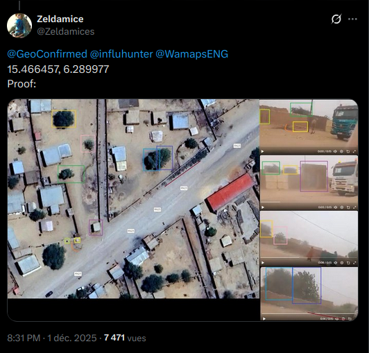 ℹ️Confirmation of the passage of the uranium convoy yesterday, 1 December 2025, in the town of Abalak in Niger.

🔸Protected by around thirty Russian Africa Corp mercenaries and a detachment of the GNN (Nigerien National Guard - approx. 100 individuals). It continues on its way
