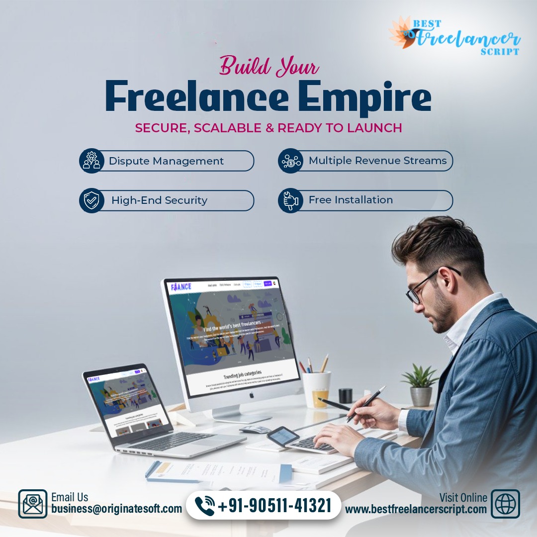 freelancerscrip's tweet image. 🚀 Ready to build your own freelance empire?

Launch a secure, scalable, and high-performance #freelancemarketplace with #BestFreelancerScript — packed with dispute management, multiple revenue streams, high-end security, and free installation!

👉 Book Your Free Demo Today!