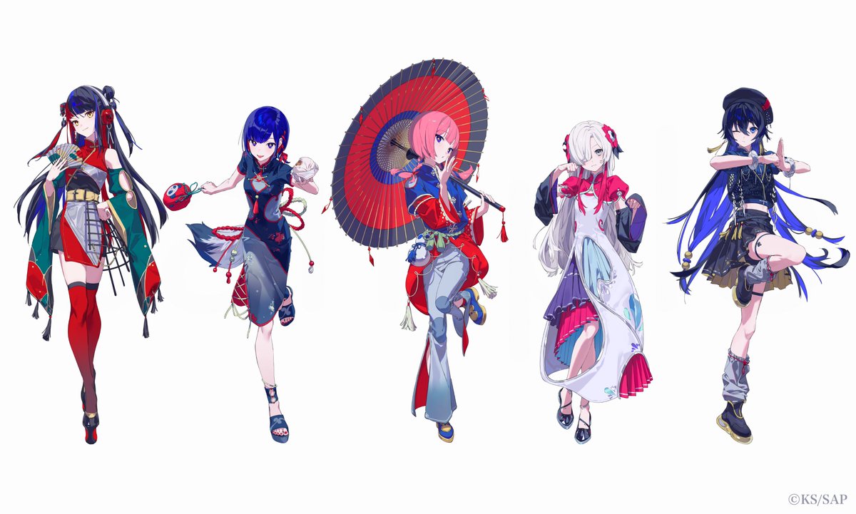 ritao_kamo's tweet image. タイトーくじ『神椿市遊興中。』イラストを描かせていただきました！❖