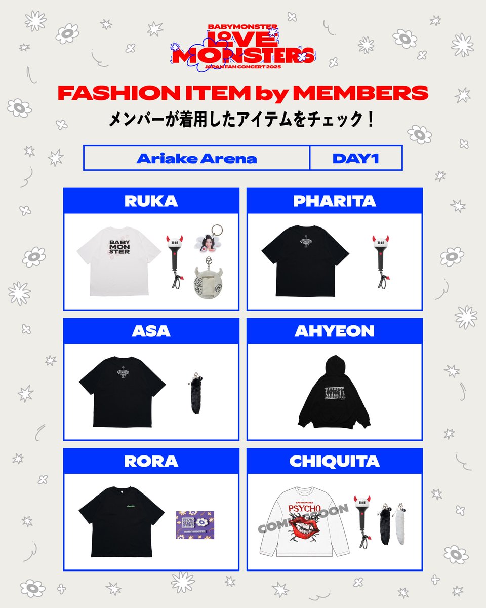 BABYMONSTER JAPAN FANCONCERT2025 ASA トレカ ] #BMFASHION_BYMEMBERS 