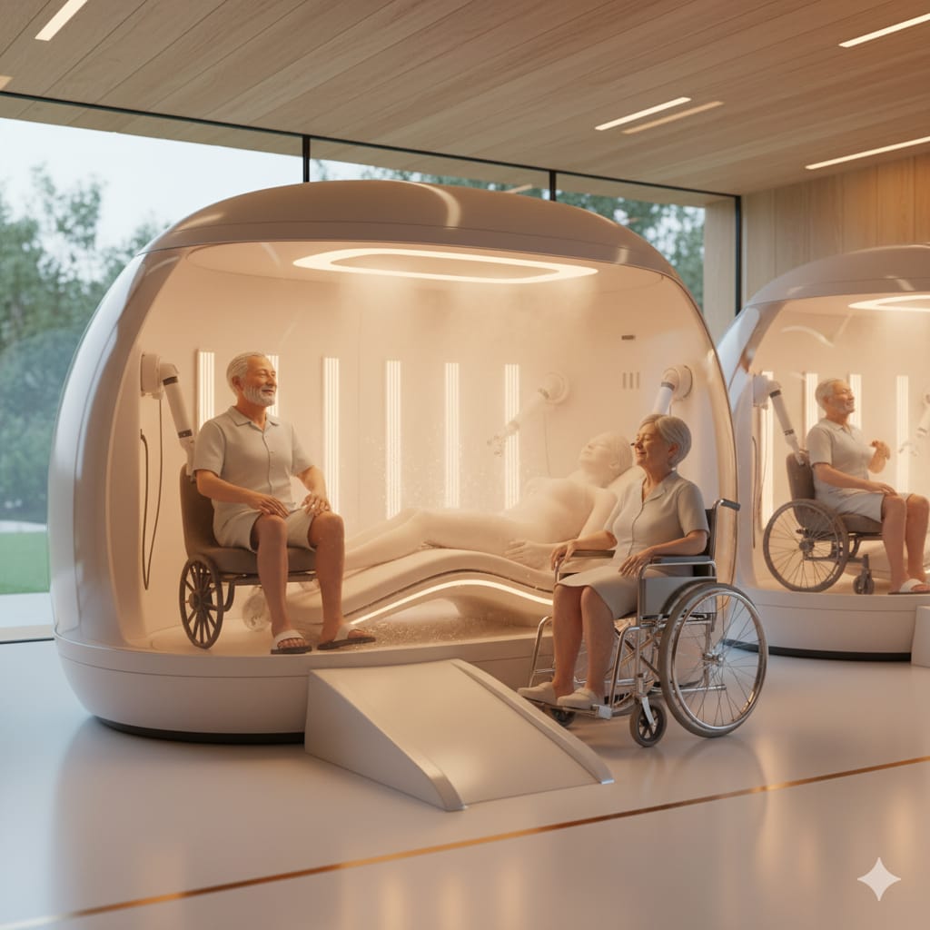 SAnewsMP's tweet image. 7/10
मशीन को खासतौर पर बुजुर्गों, दिव्यांग व्यक्तियों और हाई-एंड स्पा सुविधाओं को ध्यान में रखकर बनाया गया है।
#IndiaNews #TechUpdate