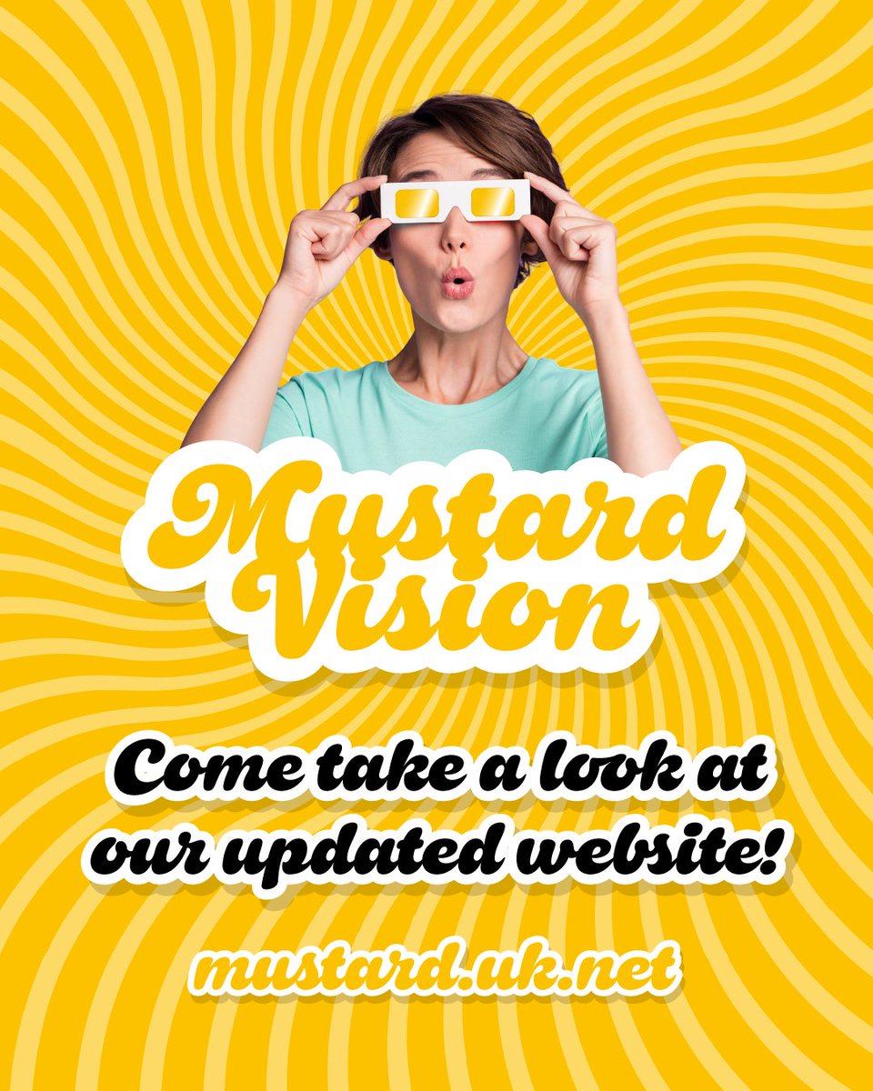 Paraphrasing Clint Eastwood's Dirty Harry Callahan - go on "make our day" 🎥 ... and take a look at the New Mustard Website!! 🥳
mustard.uk.net