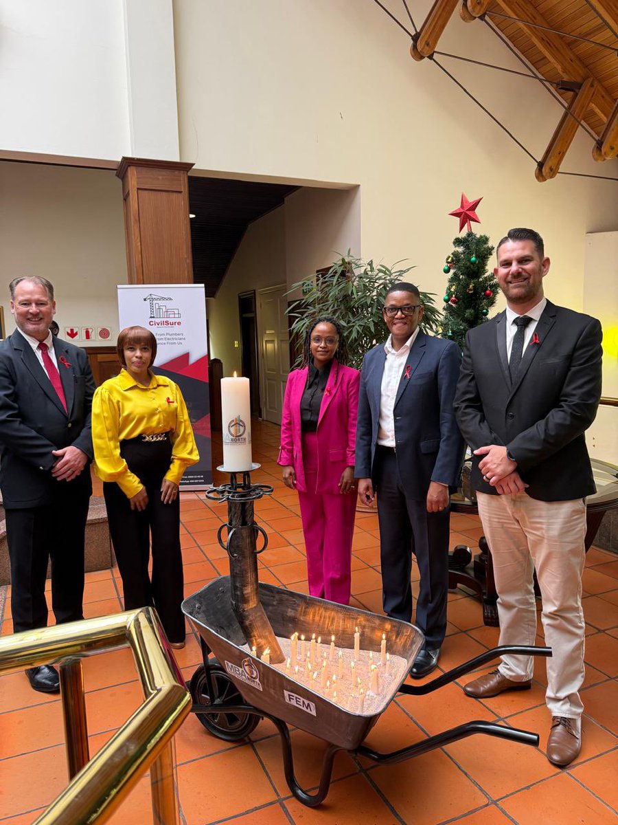 ilo_pretoria's tweet image. MBA North commemorated World AIDS Day 2025 with impactful initiatives aimed at promoting awareness and prevention in the construction industry. Employers continue to raise HIV and AIDS awareness in Construction  

#EndAIDS