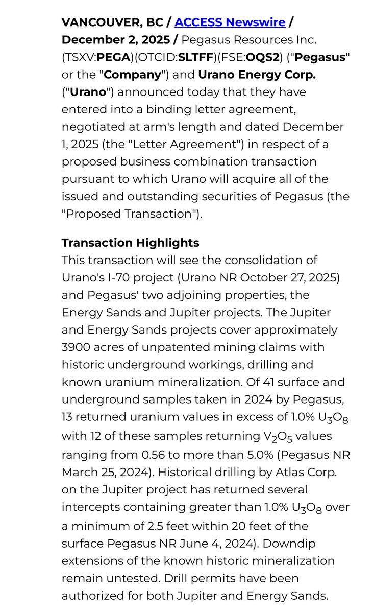 Pegasus Resource Inc. tweet media