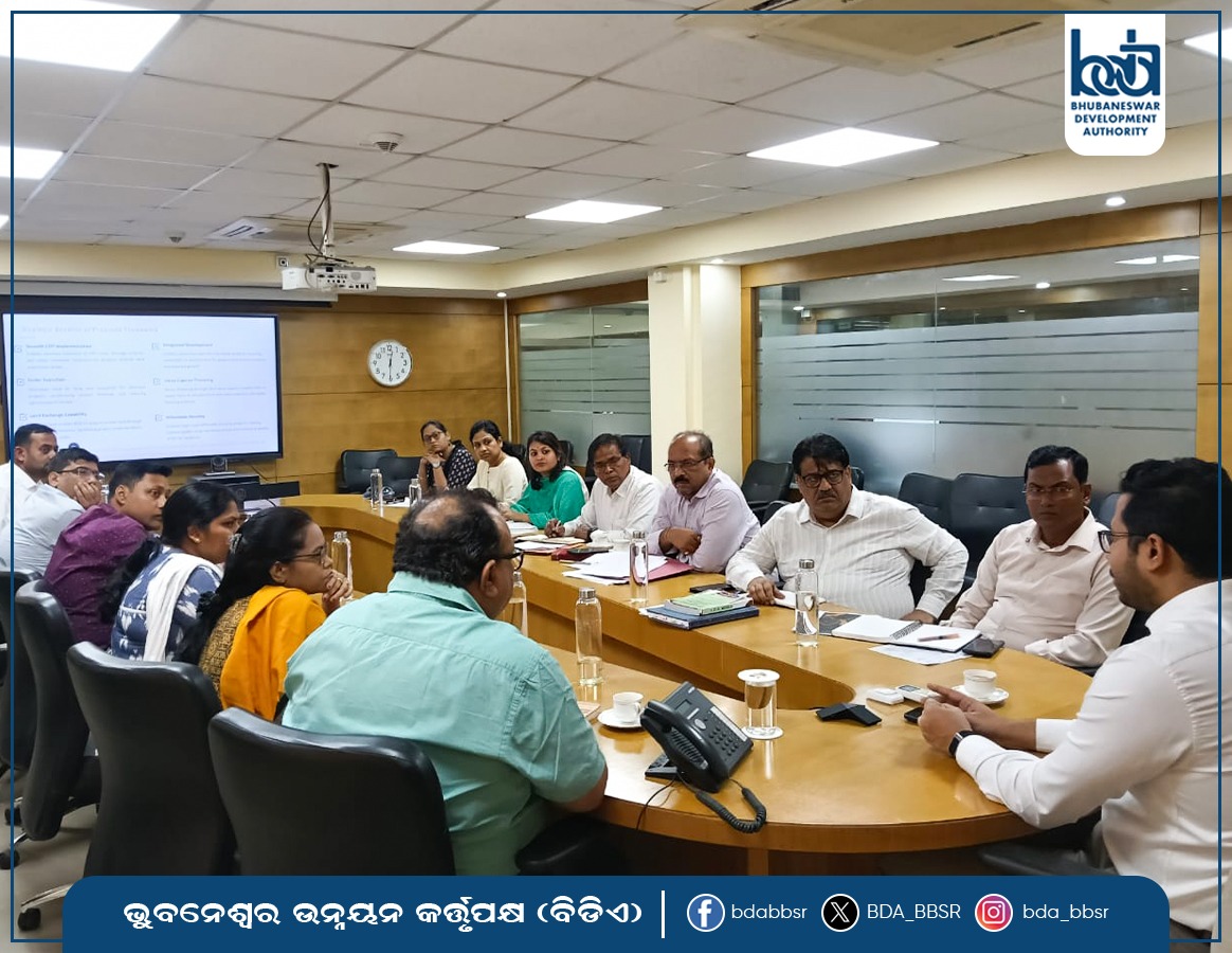 BDA_BBSR's tweet image. BDA VC Chanchal Rana chaired a meeting today to discuss the proposed Land Assembly Framework for development initiatives within the Bhubaneswar Development Plan Area (BDPA). Senior BDA officials also attended the meeting.
#BDA #UrbanDevelopment